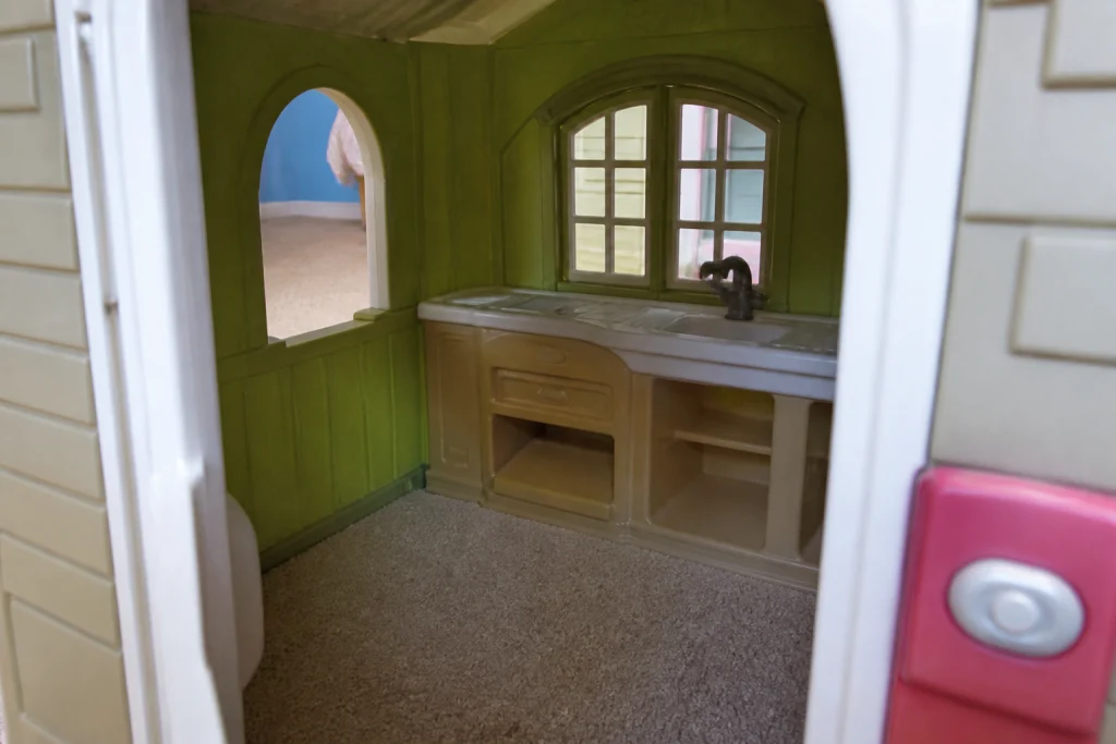 Illustration representing Indoor playhouse — generated artwork, not a photograph